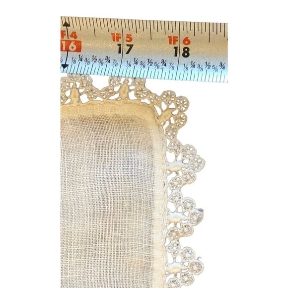 Vintage Peacock Embroidered Tapestry Art Cloth Panel - Picture 8 of 16